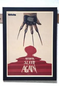 エルム街の悪夢　ポスター　額付き