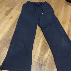 アメリカンホリック　カットツイルドロストパンツ　ネイビー　S