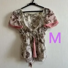 値下げ　PAVOT CING 花柄チュニック Mサイズ