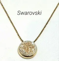 【極美品】Swarovski スワロフスキー パヴェ ネックレス ストーン
