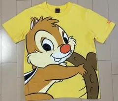 ベビードール Disny コラボ チップとデール メンズ 半袖 Tシャツ 黄色