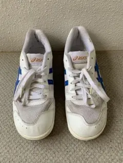 ASICS しューズホワイト/ブルー