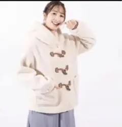 ウィルセレクション⭐︎ボアダッフルコート⭐︎ホワイト白