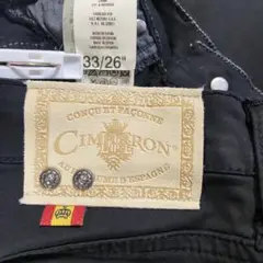 CIMARRON シマロン 美脚 ブラックブーツカットフレアパンツ 33/26