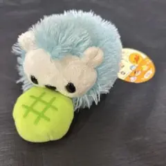 【未使用品】かものはしかも　くいしんぼう　ぬいぐるみ　ハリネズミ　ギミックつき