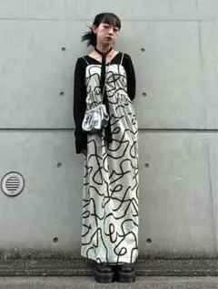 Kastaneカスタネ　グラフィティキャミワンピース 0