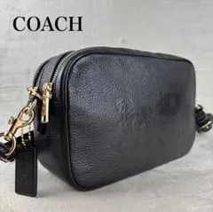 ★美品★ COACH コーチ レザー ショルダーバッグ カメラバッグ 馬車