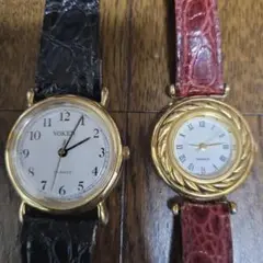 クォーツ腕時計 2点セット