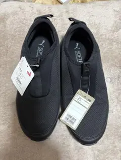 PUMA プーマNRGY コメットワイドスリッポン ブラック 24cm