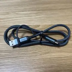 SUNGUY USB C ケーブル 1M 高耐久ナイロン グレー 1m