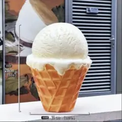 アイスクリームオブジェ 貯金箱 cafeディスプレイ