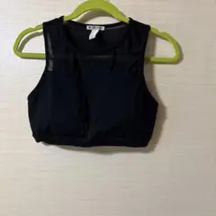 FOREVER21 ブラック タンクトップ Lサイズ