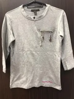 ルイヴィトン チャーム付き 七部丈 レア コットンTシャツ