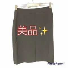 UNIQLO ユニクロ 膝丈スカート フォーマルスカート M 黒色
