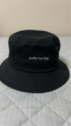 ブラック バケットハット purify the ring