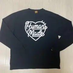 HUMAN MADE HEART L/S T-SHIRT ロンT 黒