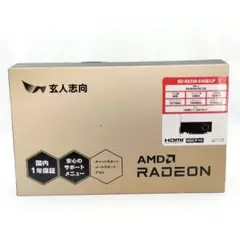 未使用 玄人志向 AMD RADEON RD-RX550-E4GB/LP