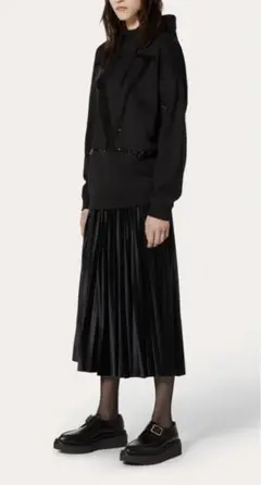 定価20万 ヴァレンティノのプリーツスカート she tokyo