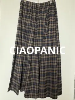【CIAOPANIC】チェックロングスカート