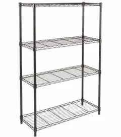 Amazonベーシック 4段スチールラック 棚 メタルラック キッチンラック