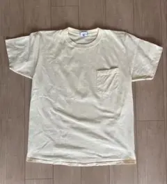 Goodwear ポケットTシャツ　アメリカ製 Lサイズ イエロー