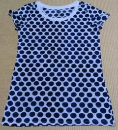 【美品】GAP Essential Crew ネイビードット Tシャツ
