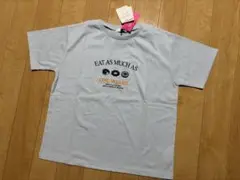 新品　ピンクラテ　 Tシャツ　ドーナツ　ライトブルー L 160