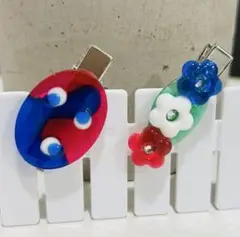 万博リップꕤ︎︎ミニクリップ2個セット