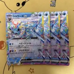 ①シャワーズex rr4枚