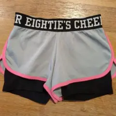 エイティズ チア EIGHTIE'S CHEER チアパン グレー/黒/ピンク