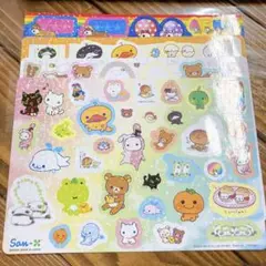サンエックスオールスターズ2 シールダス 4枚セット