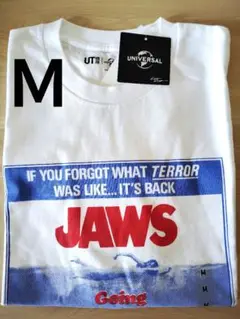 新品 ユニクロ ユニバーサル名作映画 UT/リラックスフィット JAWS Ｍ