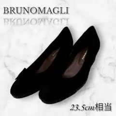 BRUNOMAGLI ブルーノマリ　パンプス　23.5cm 黒　リボン　靴