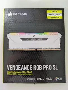 コルセア　VENGEANCE RGB PRO SL 16GB　3600MHz