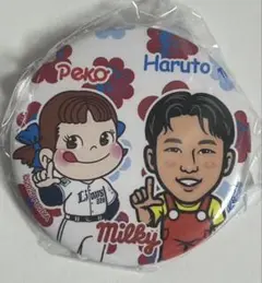埼玉西武ライオンズ　36 山田陽翔 ペコちゃんコラボ　缶バッジ　2025年