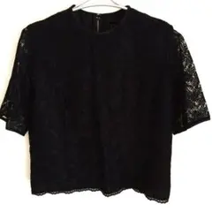 【美品】TOKYO SOIR 東京ソワール 15号 ブラック トップス