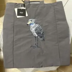 イアパピヨネ　ハシビロコウとートートバッグ