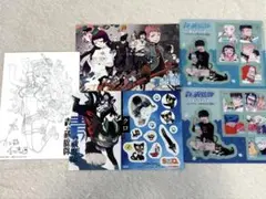 青の祓魔師　特典セット　クリアシート　ポストカード　イラストカード　ステッカー