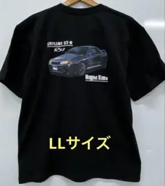 イニシャルD 頭文字D 半袖　Tシャツ ブラック　黒　LLサイズ GTR