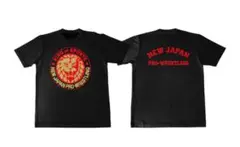 ライオンマーク ドライTシャツ（2025・ブラック×レッド×ゴールド）L・XL