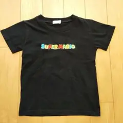 スーパーマリオ Tシャツ 120cm 黒