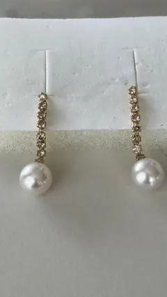 プリン様専用になります。アコヤ真珠 ダイヤモンド0.5ct ピアス 新品
