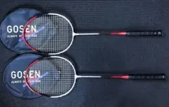 GOSEN バドミントンラケット 2本セット
