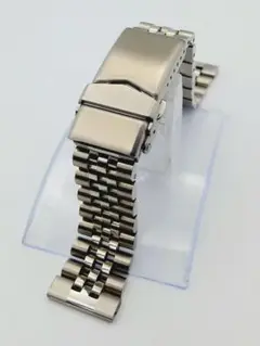 18mm 19mm 無垢材 ジュビリー ブレスレット 腕時計 ベルト 二重ロック