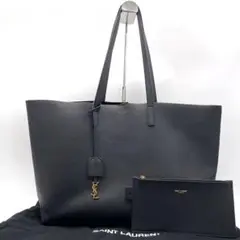 【定価13万】 サンローラン ショッピングトート YSLロゴ ポーチ付き 正規品