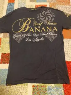 BANANA サーフチーム Tシャツ ダークグレー