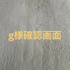 g様確認画面