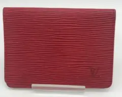 FF074 LOUIS VUITTON ルイヴィトン エピパスケース 赤色