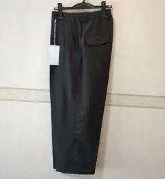 WYM LIDNM WIDE TUCKS SLACKS ブラック【新品】