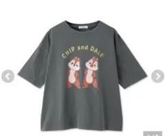 M　チップとデール　半袖Tシャツ　レトロ　チプデ